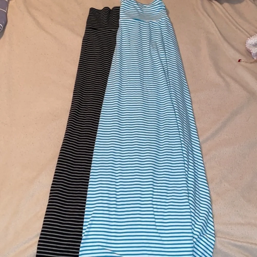 2 striped ankle length skirts!